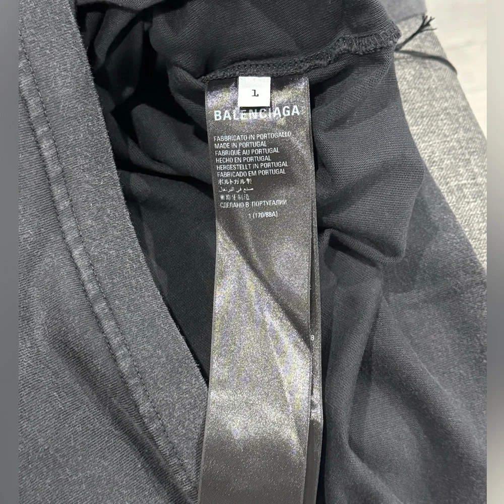 SOLD Balenciaga Strike 1917 Oversized T-Shirt Black - Picture 9 of 14